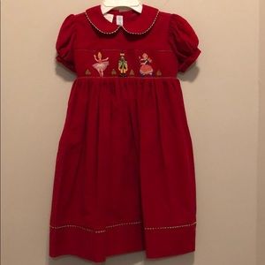 Vive La Fete corduroy Nutcracker dress